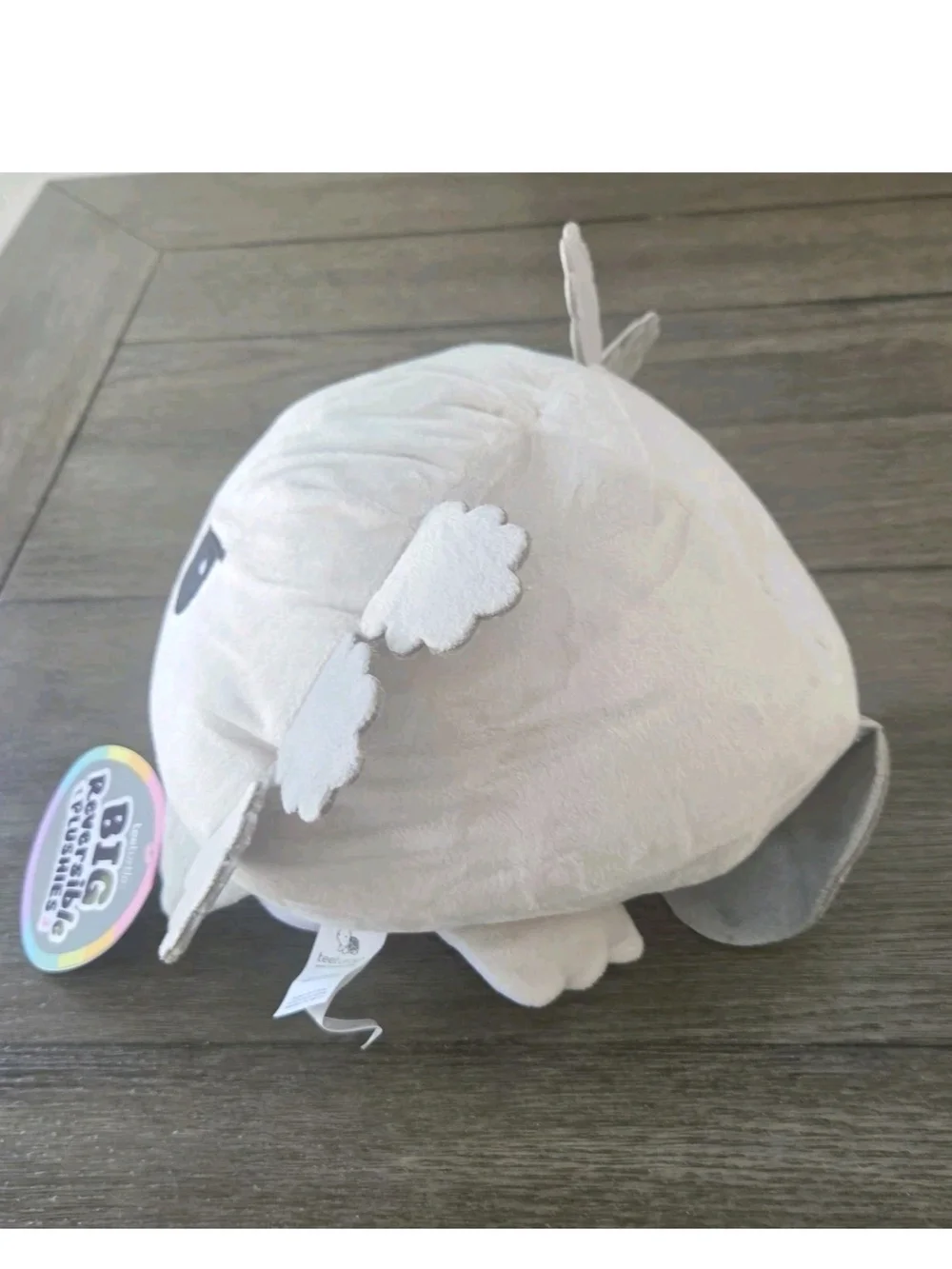 TeeTurtle The Original Reversible Axoloti Plushies Plush Happy Sad Face NEW NWT